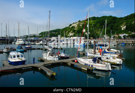 Yachthafen in Dover, Kent, England Stockfoto