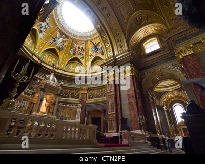 St. Stephens Basilica (Szent István Bazilika) Interieur in Budapest, Ungarn, Osteuropa Stockfoto