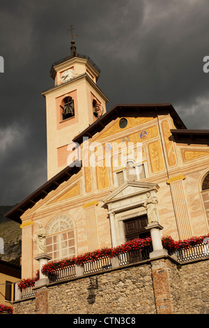 Kirche, Entracque, Cuneo, Italien Stockfoto