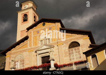 Kirche, Entracque, Cuneo, Italien Stockfoto