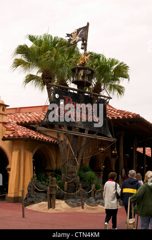 Piraten der Karibik Touristenattraktion in Disneys Magic Kingdom Resort, Orlando, Florida, USA. Stockfoto