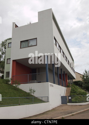 Weissenhof Siedlung Musterhäuser erbaut 1927 für die moderne Architektur-Ausstellung in Stuttgart Stockfoto