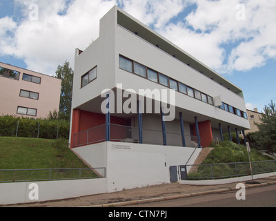 Weissenhof Siedlung Musterhäuser erbaut 1927 für die moderne Architektur-Ausstellung in Stuttgart Stockfoto