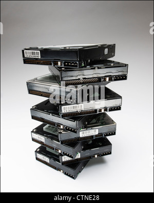 Computer-Festplatten Stockfoto