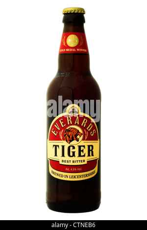 Everards Tiger beste Bitter Flaschenbier - aktuelle @ 2012. Stockfoto