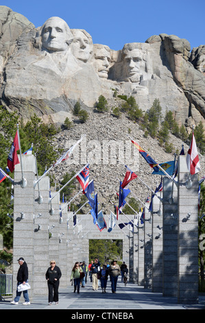 Mount Rushmore National Memorial in South Dakota Stockfoto