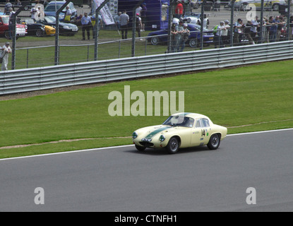 1961 Lotus Elite S2 auf RAC Tourist Trophy für historische Fahrzeuge (Pre-63 GT) Silverstone Classic 22. Juli 2012 Stockfoto