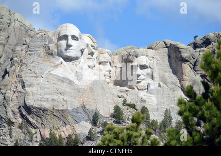 Mount Rushmore National Memorial in South Dakota Stockfoto