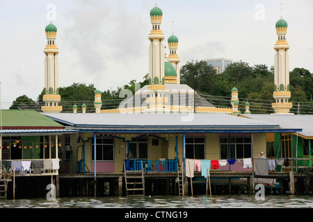 Kampong Ayer, Bandar Seri Begawan, Brunei, Südost-Asien Stockfoto