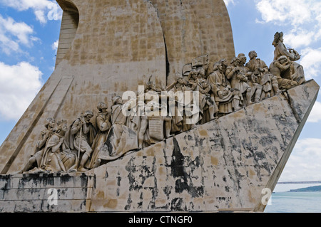 Die dramatische Denkmal der Entdeckungen Baujahr 1960 zum Gedenken an den 500. Jahrestag des Todes von Heinrich der Seefahrer Stockfoto