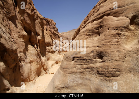 Colored Canyon in Sinai, Ägypten Stockfoto