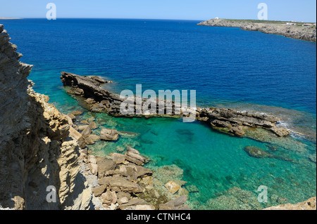 abgeschiedenen Strand arenal d ' en Castell Menorca Spanien Stockfoto