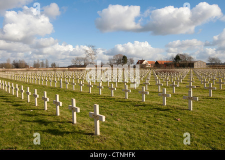 Französischer Friedhof WWI Stockfoto