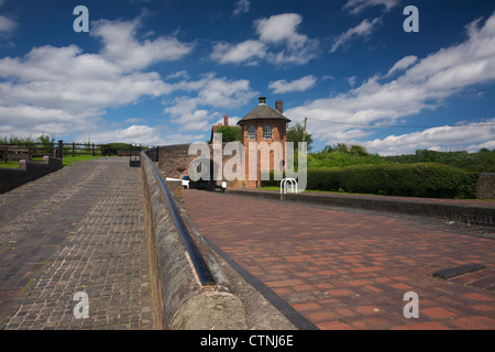 Bratch sperrt mittlere Sperre Wombourne South Staffordshire England UK Stockfoto