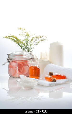 Aromatherapie-Produkte Stockfoto