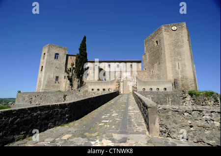 Italien, Basilikata, Melfi, normannisches Schloss von Frederick II Stockfoto