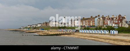 Blick auf Southwold vom pier Stockfoto