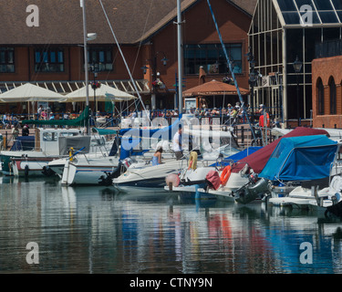 Die Waterfront, Sovereign Harbour, Eastbourne, East Sussex, England, UK Stockfoto