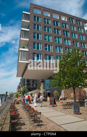 Grasbrookhafen Canalside Lager Stadtteil HafenCity ehemaligen Hafen Bereich Zentrale Hamburg Deutschland Europa Stockfoto