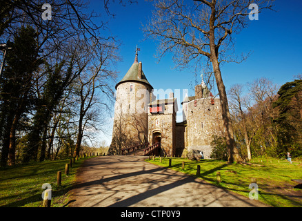 Castell Coch (rotes Schloss) Tongwynlais, Wales, UK Stockfoto