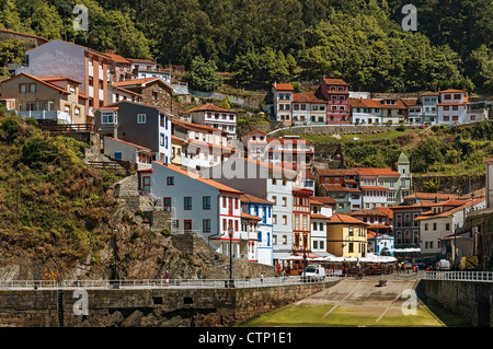 Cudillero, ein kleines Dorf in der Region Asturien, Spanien, Europa Stockfoto