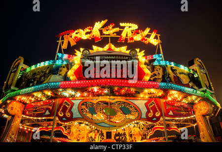 Rock n Roll Fahrgeschäft, Atlantic City, New Jersey, Vereinigte Staaten Stockfoto