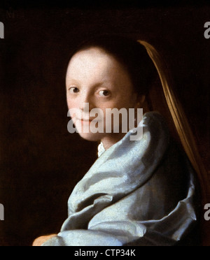 Studie für eine junge Frau Johannes Jan Vermeer niederländischen Delft 1632 – 1675 Delft Niederlande Stockfoto