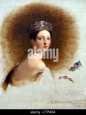 Königin Victoria von England 1838 Thomas Sully US Vereinigte Staaten von Amerika Stockfoto