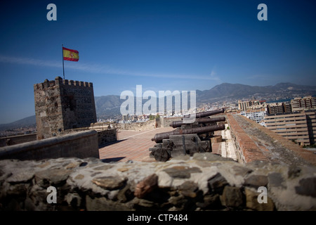 Sohail Schloss, Fuengirola, Provinz Malaga, Andalusien, Spanien, 18. Mai 2012. Stockfoto