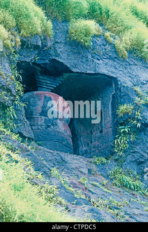 Gandhar blass buddhistischen Höhlen befindet sich in der Nähe von Mendoza, Indien Stockfoto