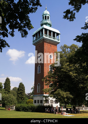 Carillon Tower War Memorial, Queens Park, Loughborough, Leicestershire, England, Vereinigtes Königreich Stockfoto