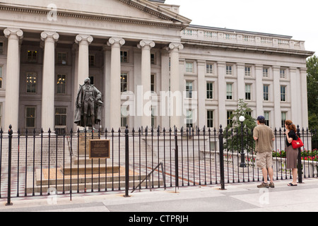 U.S. Department of Treasury Hof - Washington, DC USA Stockfoto