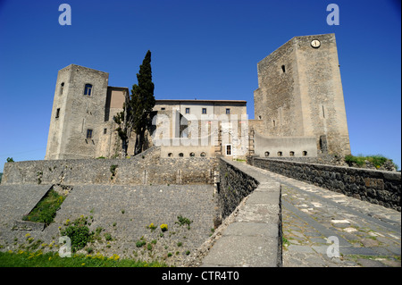 Italien, Basilikata, Melfi, normannisches Schloss von Frederick II Stockfoto