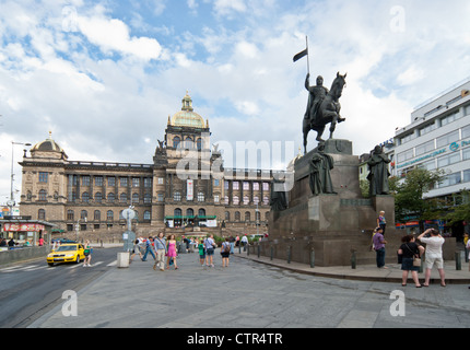 Prag, Nationalmuseum Stockfoto