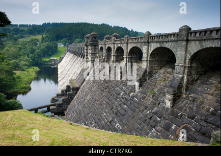 Der Lake Vyrnwy Damm Stockfoto