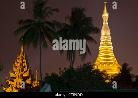 Shwedagon Pagode in Yangon, Myanmar Stockfoto