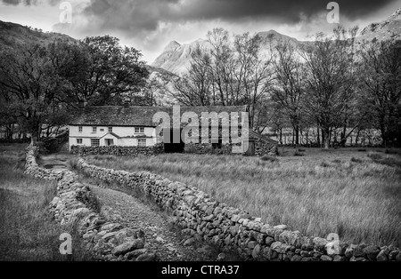 Fiel Fuß Bauernhof, kleine Langdale, Cumbria, Lake District Stockfoto