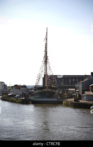 Isambard Kingdom Brunel SS Great Britain in Bristol Docks, UK Stockfoto