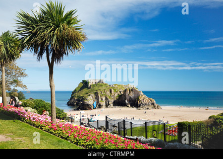 St. Catherines Fort, Tenby, Pembrokeshire, Wales Stockfoto