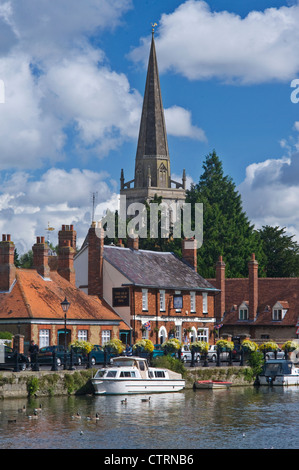 Die Themse bei Abingdon, Oxfordshire, England, UK Stockfoto