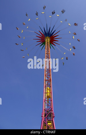 Fahrt auf dem Karussell Stockfoto