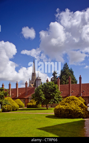 Mittelalterliche Armenhäuser, Abingdon-on-Thames, Oxfordshire Stockfoto