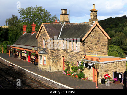 Highley der Severn Valley Railway Station, Shropshire, England, Europa Stockfoto