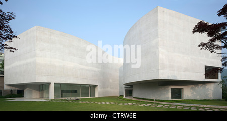 Das Mimesis Museum mit einem Buchverlag Private Kunstsammlung, befindet sich In Paju Book City, eine neue Stadt 30 Km von Stockfoto