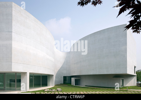 Das Mimesis Museum mit einem Buchverlag Private Kunstsammlung, befindet sich In Paju Book City, eine neue Stadt 30 Km von Stockfoto