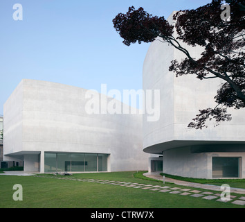 Das Mimesis Museum mit einem Buchverlag Private Kunstsammlung, befindet sich In Paju Book City, eine neue Stadt 30 Km von Stockfoto