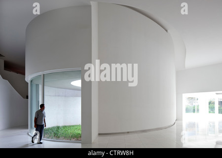 Das Mimesis Museum mit einem Buchverlag Private Kunstsammlung, befindet sich In Paju Book City, eine neue Stadt 30 Km von Stockfoto