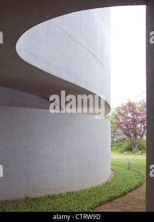 Das Mimesis Museum mit einem Buchverlag Private Kunstsammlung, befindet sich In Paju Book City, eine neue Stadt 30 Km von Stockfoto