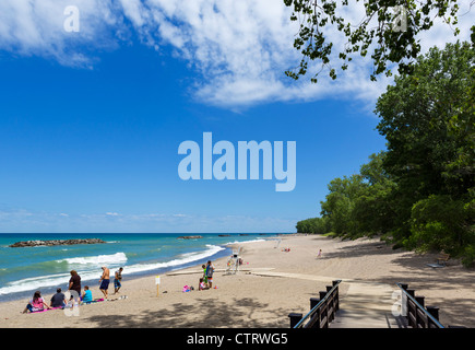 Am Strand Nr. 7 in Presque Isle State Park, Lake Erie, Pennsylvania, USA Stockfoto