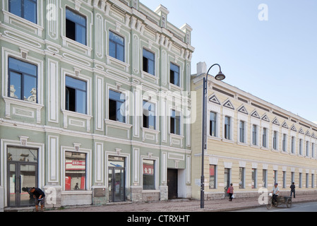 Die Architektur von Harbin zeigt eine einzigartige Kombination aus orientalischen und europäischen architektonischen Stilrichtungen. Die Stadt ist gut Stockfoto